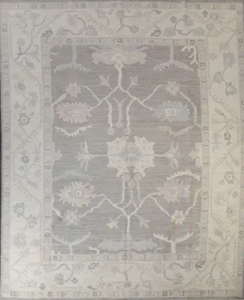 Vegetable Dye Oushak Turkish Area Rug 10x12