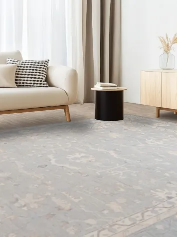 Vegetable Dye Oushak Turkish Area Rug 9x12