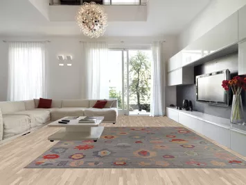 Vegetable Dye Oushak Turkish Large Rug 12x15