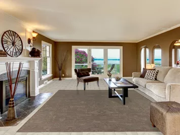 Vegetable Dye Oushak Turkish Area Rug 9x12