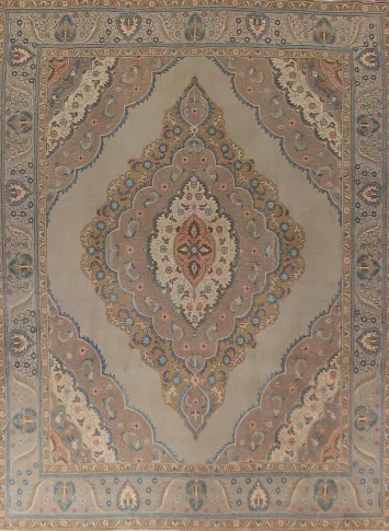 Handmade Wool Tabriz Persian Area Rug 10x13