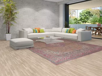 Vintage Geometric Tabriz Persian Area Rug 10x12