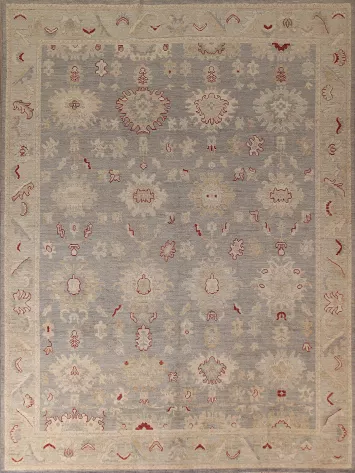 Vegetable Dye Oushak Turkish Area Rug 8x10