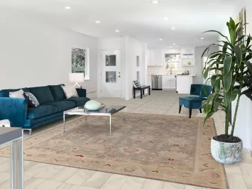 Vegetable Dye Oushak Turkish Area Rug 8x10