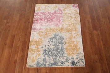 Multicolor Abstract Modern Foyer Rug 2x3