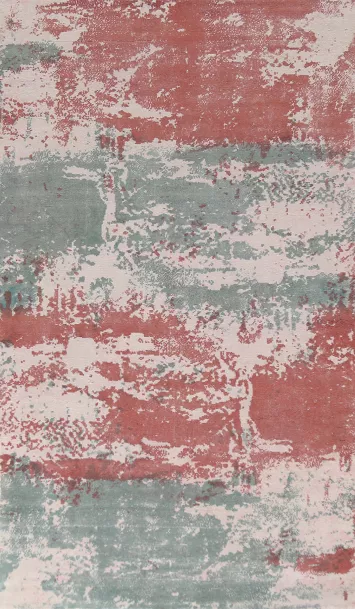 All-Over Abstract Contemporary Accent Rug 3x6