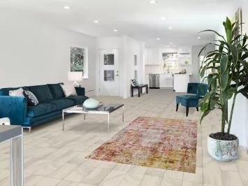 Handmade Abstract Modern Wool Rug 4x8