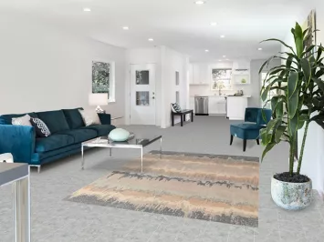 Handmade Abstract Modern Area Rug 5x8