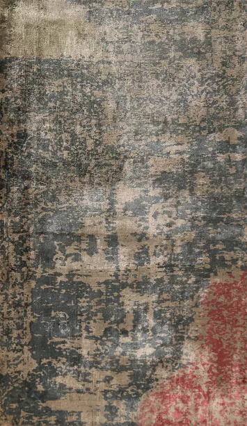 Handmade Abstract Contemporary Rug 3x6