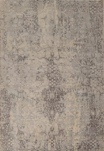 All-Over Handmade Abstract Area Rug 5x8