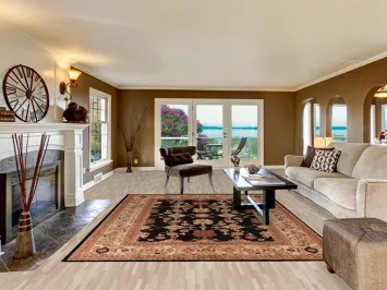 Handmade Black Peshawar Oriental Area Rug 8x10