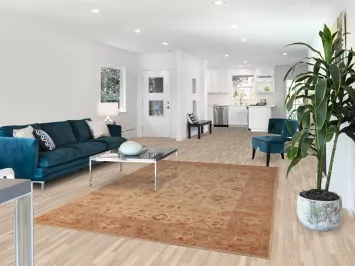 Handmade Wool Peshawar Oriental Area Rug 6x9