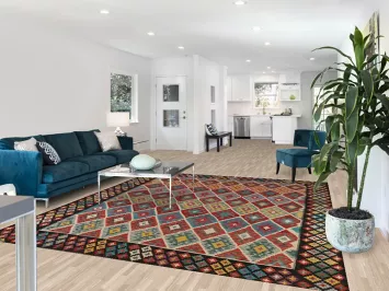 Reversible Wool Kilim Oriental Area Rug 8x10