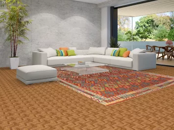 South Western Style Wool Kilim Oriental Area Rug 10x13