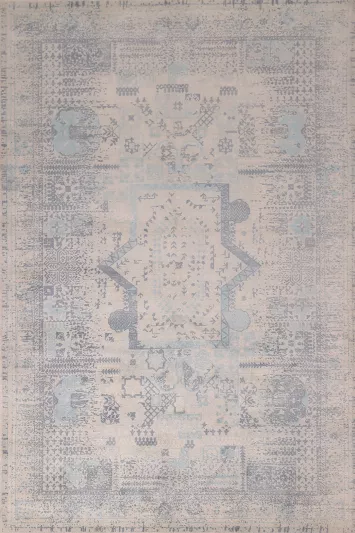 Handmade Wool Abstract Modern Area Rug 5x8