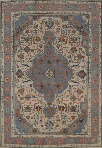 Vintage Wool Tabriz Persian Area Rug 7x10
