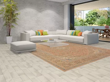 Traditional Wool Floral Mashad Persian Area Rug 10x13