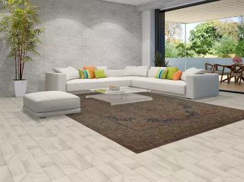 Vintage Floral Kashmar Persian Area Rug 10x13