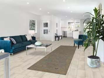 Vegetable Dye Oushak Turkish Runner Rug 3x12