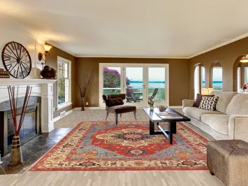 Vegetable Dye Heriz Serapi Oriental Area Rug 9x12