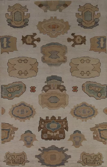 Vegetable Dye Gabbeh Oriental Area Rug 5x8