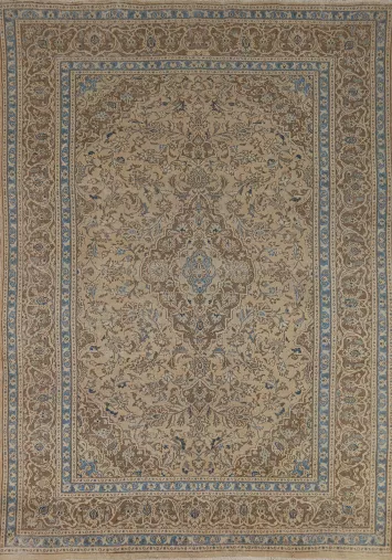 Traditional Mashad Persian Area Rug 6x10