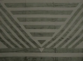 Modern Chevron Elegance Gabbeh Large Area Rug 10x13