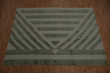 Modern Chevron Elegance Gabbeh Large Area Rug 10x13