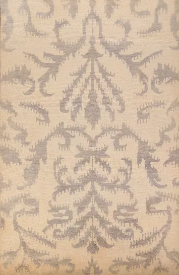 Handmade Wool Moroccan Oriental Area Rug 5x8