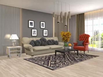 Geometric Moroccan Oriental Area Rug 5x8