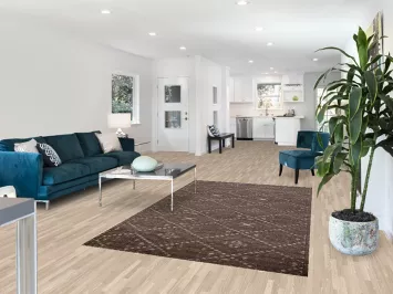 Brown Wool Geometric Moroccan Oriental Area Rug 5x8