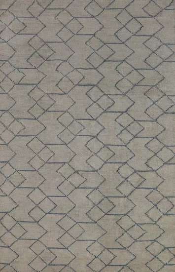 Contemporary Wool Moroccan Oriental Area Rug 5x8