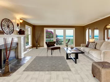 Contemporary Wool Moroccan Oriental Area Rug 5x8