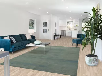 Green & Blue Modern Gabbeh Oriental Area Rug 7x10