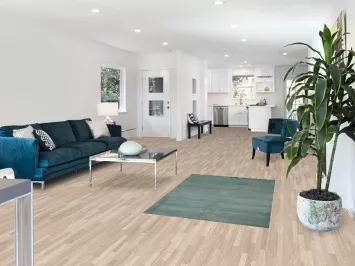 Blue Contemporary Wool Gabbeh Oriental Rug 3x5