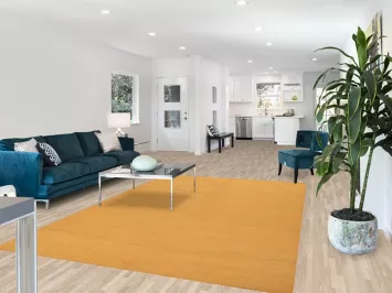 Modern Yellow Wool Gabbeh Oriental Area Rug 7x10