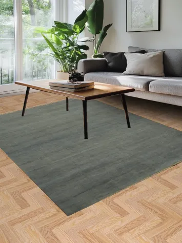 Gray Modern Gabbeh Oriental Area Rug 6x8