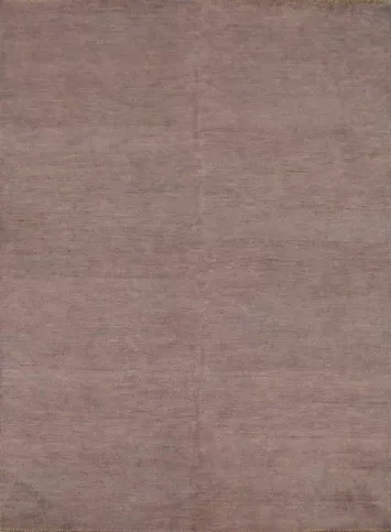 Brown Gray Wool Gabbeh Oriental Rug 5x7