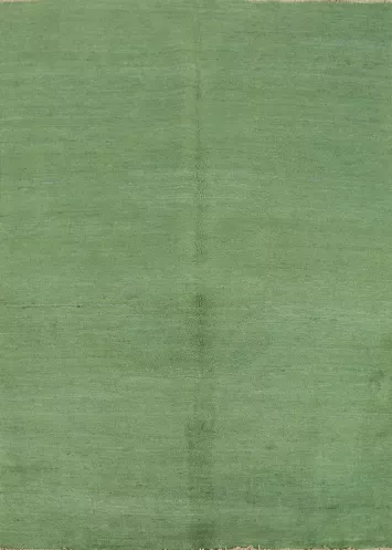 Light Green Modern Wool Gabbeh Oriental Rug 5x6