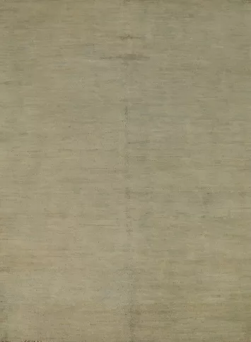 Handmade Green Modern Gabbeh Oriental Rug 5x6