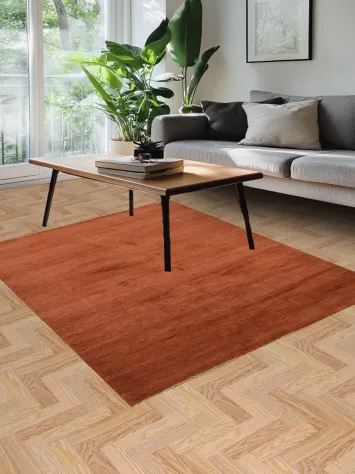 Modern Wool Gabbeh Oriental Rug 5x7