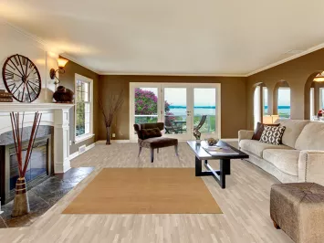 Contemporary Wool Gabbeh Oriental Area Rug 6x8