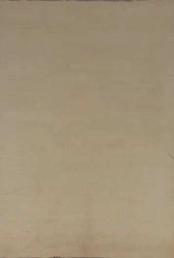 Solid Wool Gabbeh Oriental Area Rug 7x10