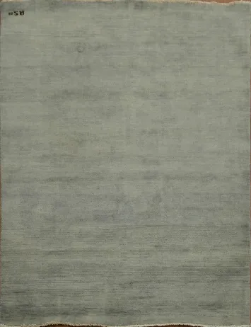 Gray Wool Modern Gabbeh Oriental Rug 5x7