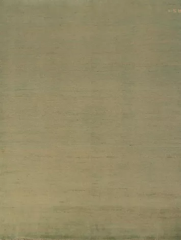 Modern Green Wool Gabbeh Oriental Rug 5x7