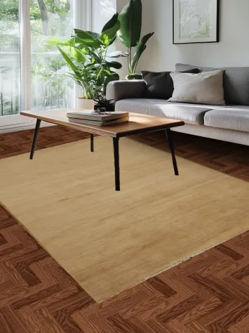 Modern Wool Gabbeh Oriental Area Rug 6x8