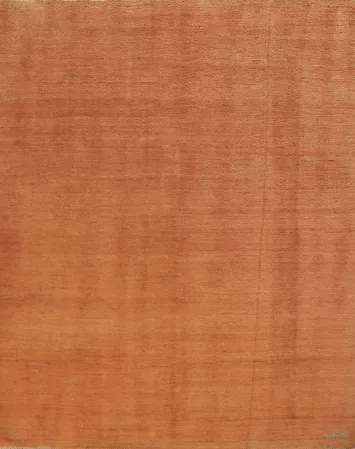 Orange Wool Modern Gabbeh Oriental Rug 5x6