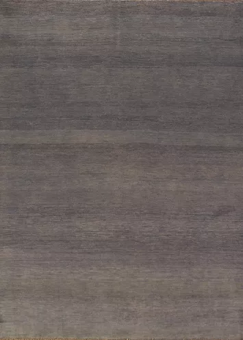 Grays & Blues Wool Gabbeh Modern Area Rug 6x8