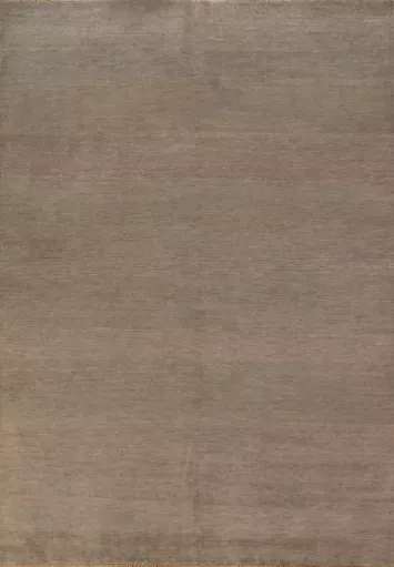 Beige & Gray Wool Modern Gabbeh Oriental Area Rug 6x8