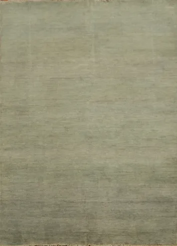 Beige & Gray Wool Modern Gabbeh Oriental Area Rug 6x8